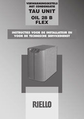 Riello TAU UNIT OIL 28 B FLEX Installatiehandleiding
