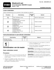 Toro Groundsmaster 5910 Installatie-Instructies