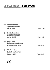 BASETech BT-22 Gebruiksaanwijzing