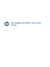 HP Deskjet 3070 B611 All-in-One Series Handleiding