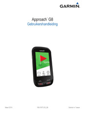 Garmin Approach G8 Gebruikershandleiding