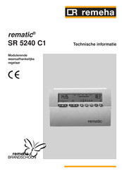 REMEHA rematic SR 5240 C1 Technische Handleiding