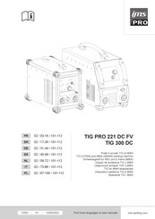 ims PRO TIG PRO 221 DC FV Gebruiksaanwijzing