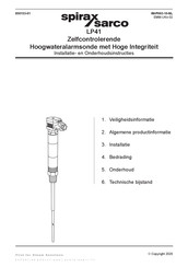 Spirax Sarco LP41 Installatie- En Onderhoudsinstructies