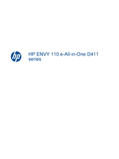 HP ENVY 110 D411 Series Handleiding