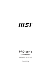 MSI PRO MP2412C Handleiding