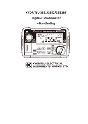 KYORITSU 3552BT Handleiding