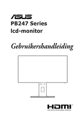 ASus PB247 Series Gebruikershandleiding