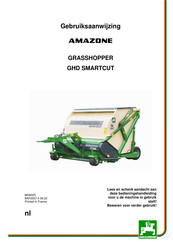 Amazone SMARTCUT GHD 1800 Gebruiksaanwijzing