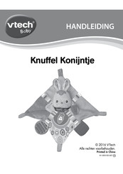 VTech baby Knuffel Konijntje Handleiding