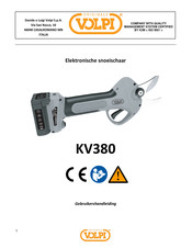 Volpi KV380 Gebruikershandleiding