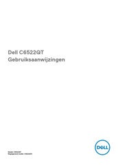 Dell C6522QTt Gebruiksaanwijzingen