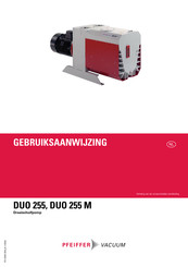 Pfeiffer Vacuum DUO 255 Gebruiksaanwijzing