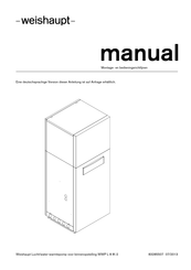 Weishaupt WWP L 8 IK-2 Montage- En Bedieningshandleiding