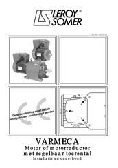 Leroy Somer VARMECA Installatie En Onderhoud
