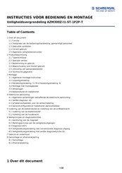 schmersal AZM300Z-I1-ST-1P2P-T Bedienings- En Montagehandleiding