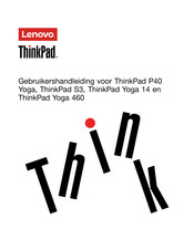 Lenovo ThinkPad Yoga 460 Gebruikershandleiding