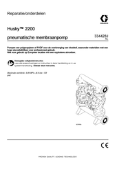 Graco Husky 2200 Bediening, Onderdelen, Reparatie