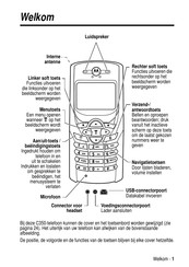 Motorola C350 Handleiding