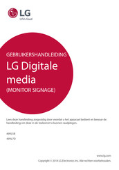 LG 49VL7D Gebruikershandleiding