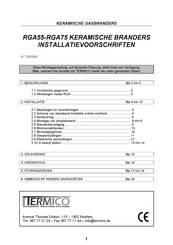 Termico RGA55 Installatievoorschrift