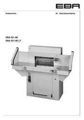 EBA 551-06 LT Gebruiksaanwijzing