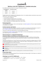 Garmin VHF 100 Series Installatie-Instructies