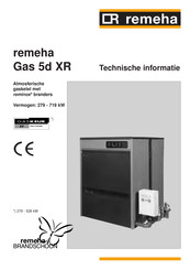 REMEHA Gas 5d XR Technische Handleiding