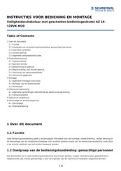 schmersal AZ 16-12ZVK-M20 Bedienings- En Montage-Instructie