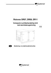 SystemAir Rotovex SR07 Bedieningsinstructies