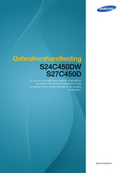 Samsung S24C450DW Gebruikershandleiding