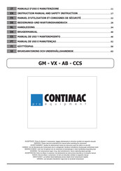 Contimac GM Series Handleiding