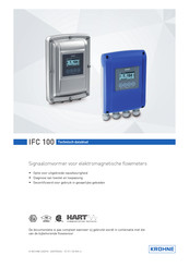 KROHNE IFC 100 Technische Handleiding