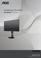 AOC Q2790PQE Handleiding