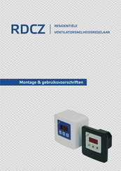 Sentera Controls RDCZ Montagehandleiding