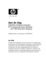 HP Compaq dc7100 Snel Aan De Slag