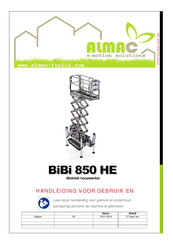 ALMAC BiBi 850 HE Handleiding Voor Gebruik En Onderhoud