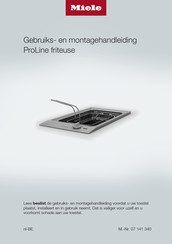 Miele CS 1411 Gebruiks- En Montagehandleiding