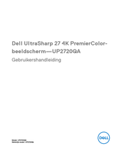 Dell UltraSharp 27 4K PremierColor Gebruikershandleiding
