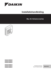 Daikin Sky Air Advance RZASG100MUY Installatiehandleiding