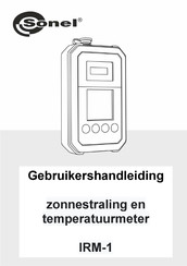 Sonel IRM-1 Gebruikershandleiding