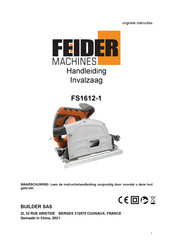 FEIDER Machines FS1612-1 Handleiding