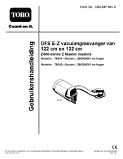 Toro 78542 Gebruikershandleiding