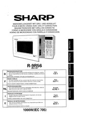 Sharp R-9R56BK Gebruiksaanwijzing