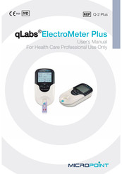 Micropoint qLabs ElectroMeter Plus Gebruikershandleiding