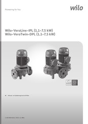 Wilo VeroTwin-DPL Series Inbouw- En Bedieningsvoorschriften