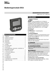 Krom Schroeder OCU Bedieningsvoorschrift