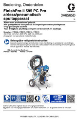 Graco 17E912 Bediening, Onderdelen, Reparatie