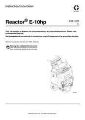 Graco Reactor E-10hp Instructies