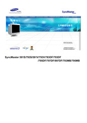 Samsung SyncMaster 793DF Gebruiksaanwijzing